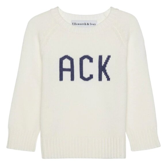 ellsworth+ivey Kids Girls Crewneck Sweater ORC size 6 Ivory NWOT - Picture 7 of 7